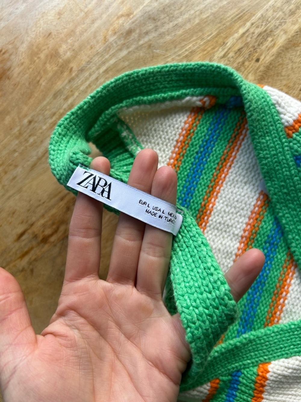 Zara Striped Knit Halter - Picture 3 of 3